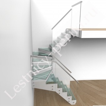 Стеклянная Лестница СТ-5