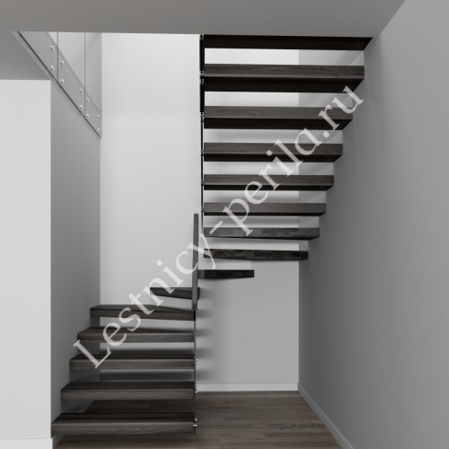П-образная Лестница с консольными ступенями, Консул-5 - 3