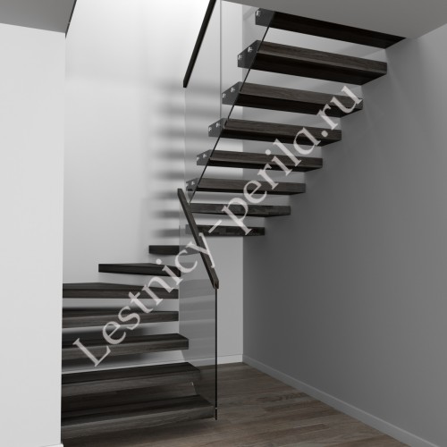 П-образная Лестница с консольными ступенями, Консул-5 - 4
