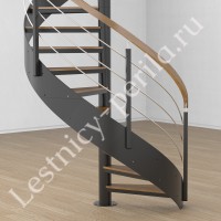 Спиральная или винтовая лестница  на заказ в коттедж