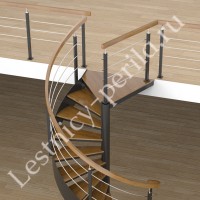 Спиральная или винтовая лестница  на заказ в коттедж