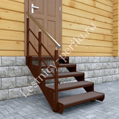 Входная лестница на 5 ступеней - Крыльцо 5С - 5