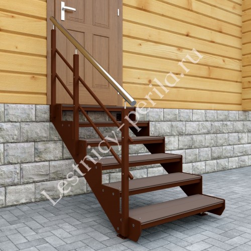 Входная лестница на 6 ступеней - Крыльцо 6С - 2