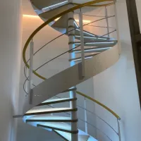 Спиральная или винтовая лестница на второй этаж Atlanta Line Light