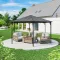 Беседка из поликарбоната 6-ти гранная patio-2