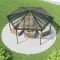 Беседка из поликарбоната 6-ти гранная patio-2